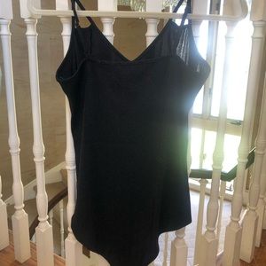 Black sparkly leotard